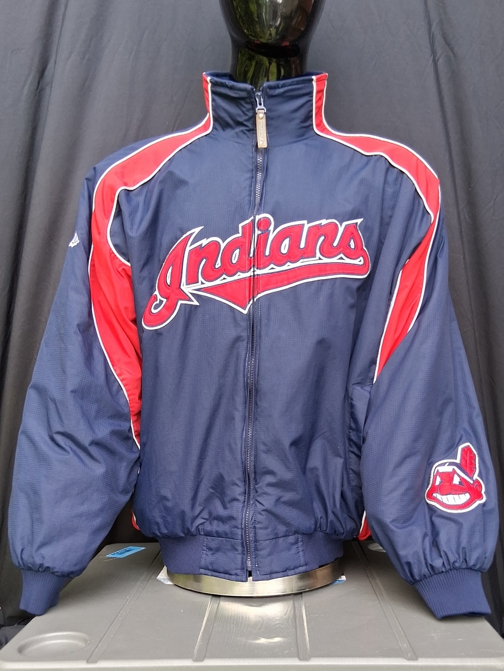 Cleveland Indians Majestic Dugout Jacket